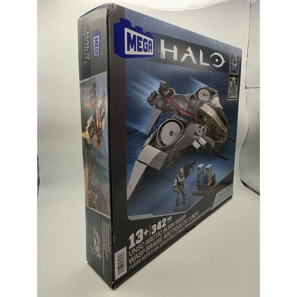 MEGA Halo Infinite UNSC Arctic Burn Wasp 342-Piece Building Set HXL04 13+